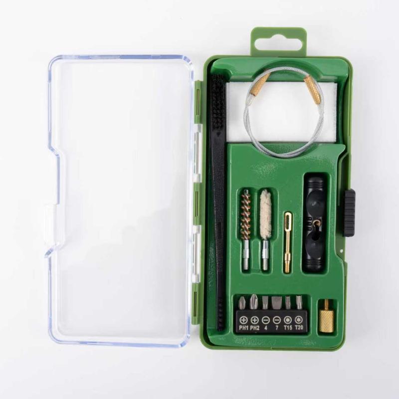 Profesyonel .22 Kalibre Tabanca Temizleme Seti